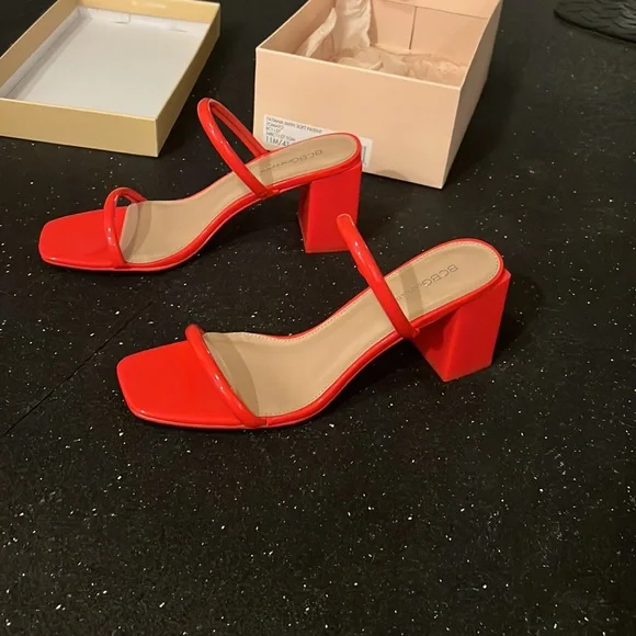 Bcbgeneration Tatiana soft patent in tomato color 11 - Picture 3 of 6